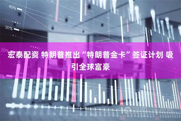 宏泰配资 特朗普推出“特朗普金卡”签证计划 吸引全球富豪