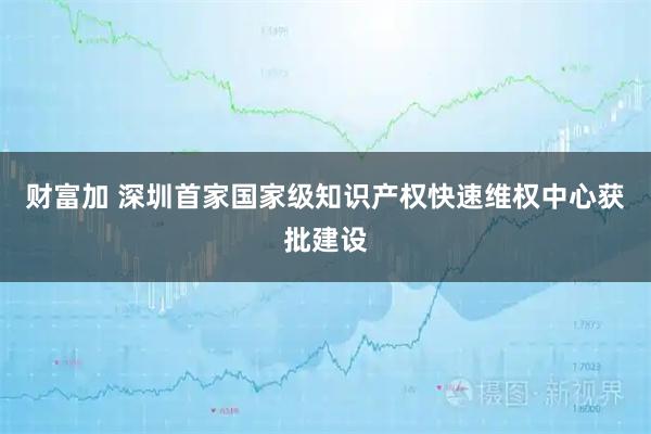 财富加 深圳首家国家级知识产权快速维权中心获批建设
