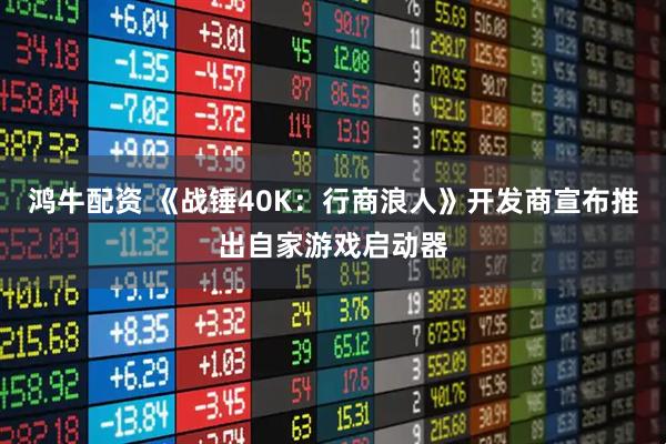 鸿牛配资 《战锤40K：行商浪人》开发商宣布推出自家游戏启动器