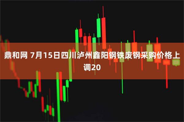 鼎和网 7月15日四川泸州鑫阳钢铁废钢采购价格上调20